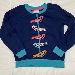 Hanna Andersson Navy Bird Sweatshirt